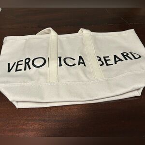 NEW/NEVER USED Veronica Beard Ivory Canvas Tote